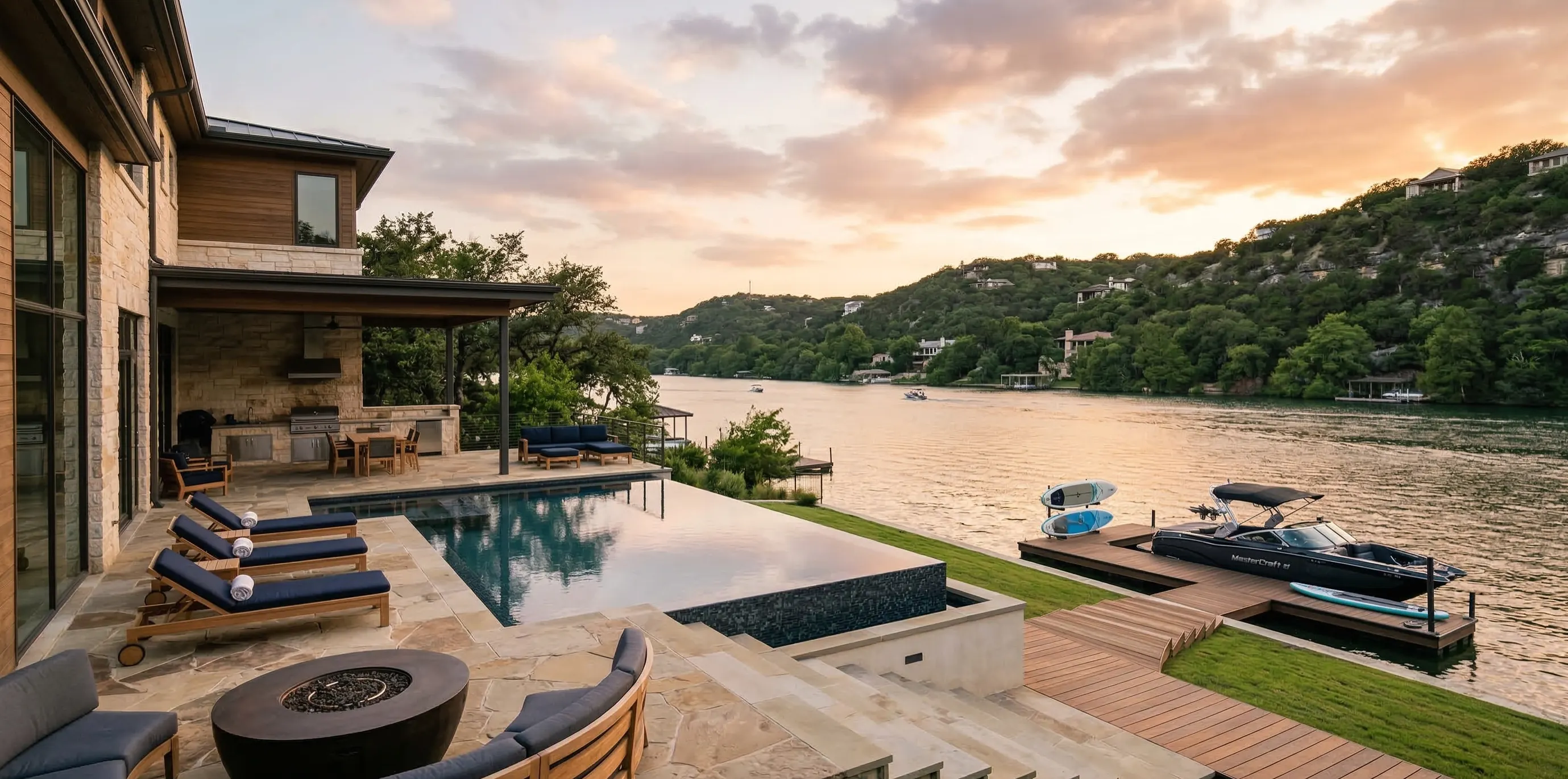 Lake Austin neighborhood in Austin